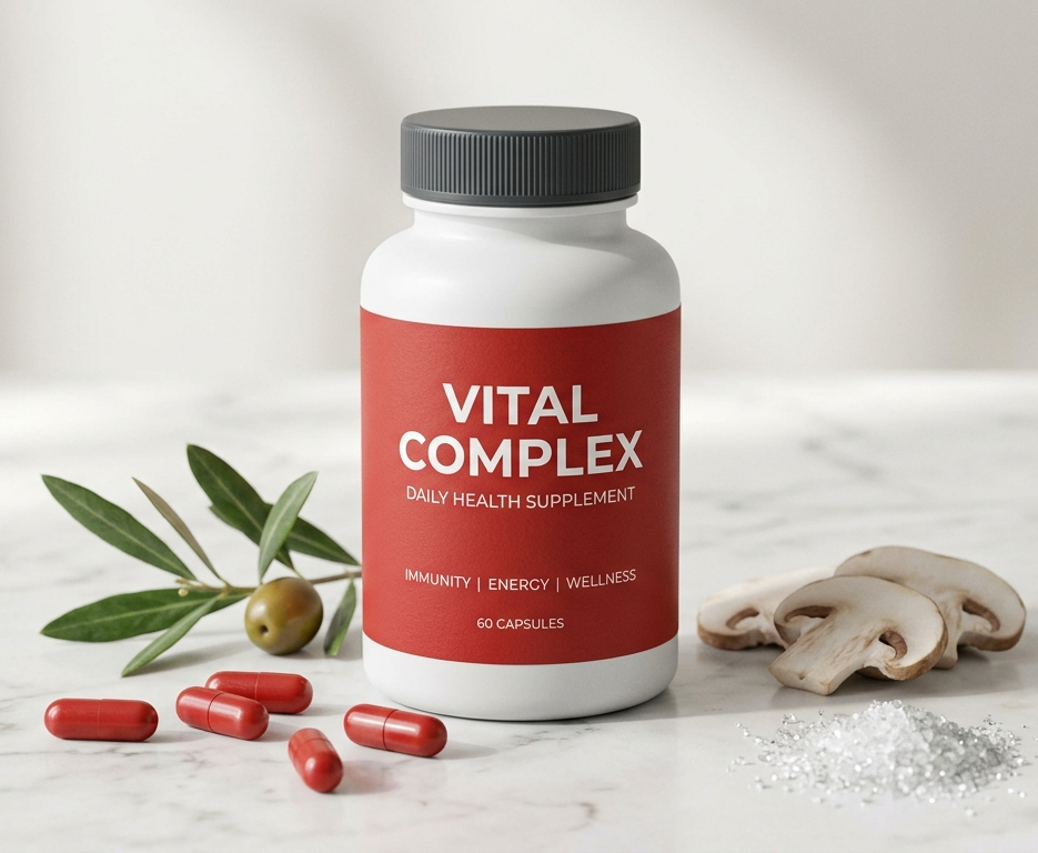 Vital Complex doplněk stravy – láhev s kapslemi